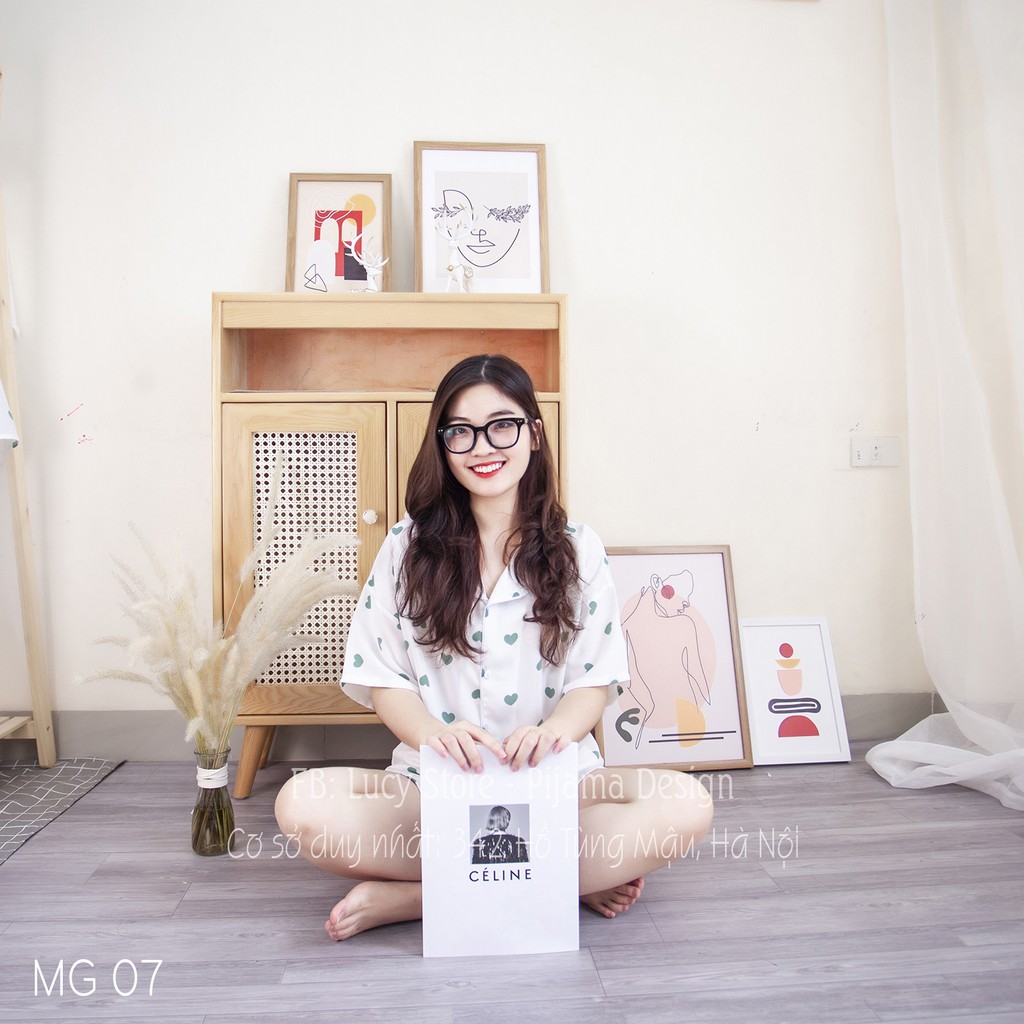 Bộ Ngủ Pijama Nữ Lụa Nhập Cao Cấp Chất Vải Mềm Mướt Siêu Thoáng Mát