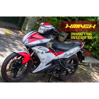 Decal Tem Trùm Xe Exciter 150 Mẫu Ahri LOL
