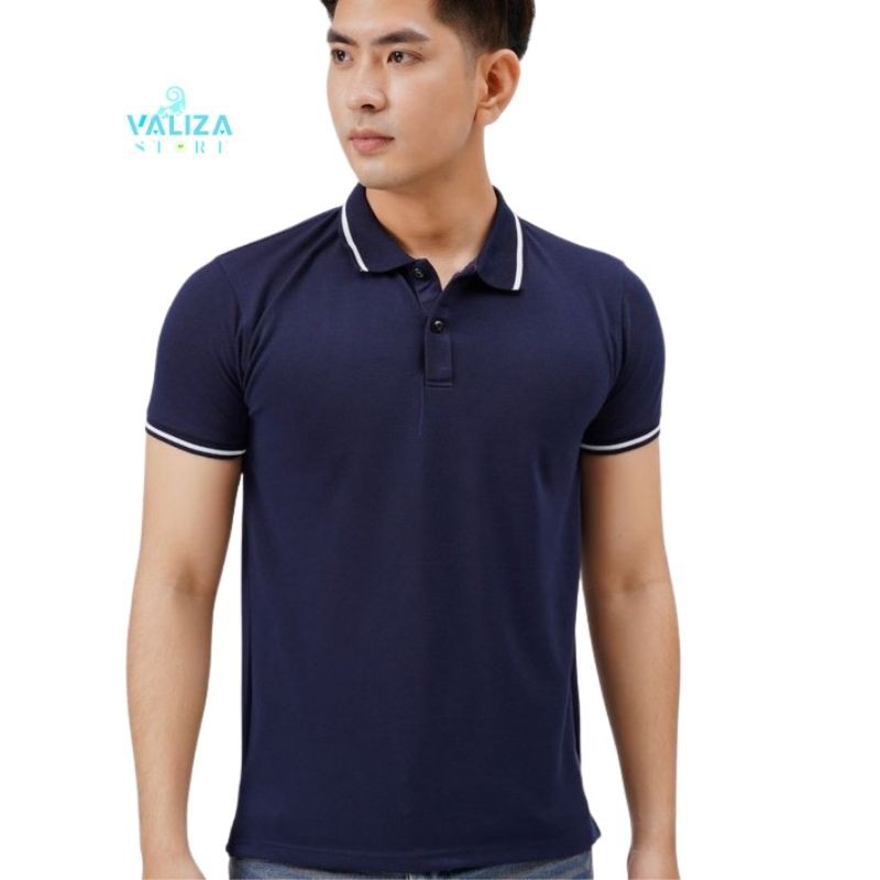 Áo Phông Thun Nam có cổ bẻ đẹp tay ngắn áo Polo cao cấp giá rẻ VALIZA |AT02| | BigBuy360 - bigbuy360.vn