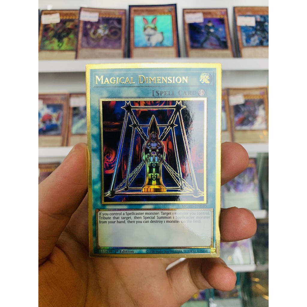 Thẻ Bài Lẻ YugiOh! Mã MGED-EN040 - Magical Dimension - Premium Gold Rare - 1st Edition