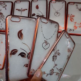 Ốp dẻo đính đá viềm si