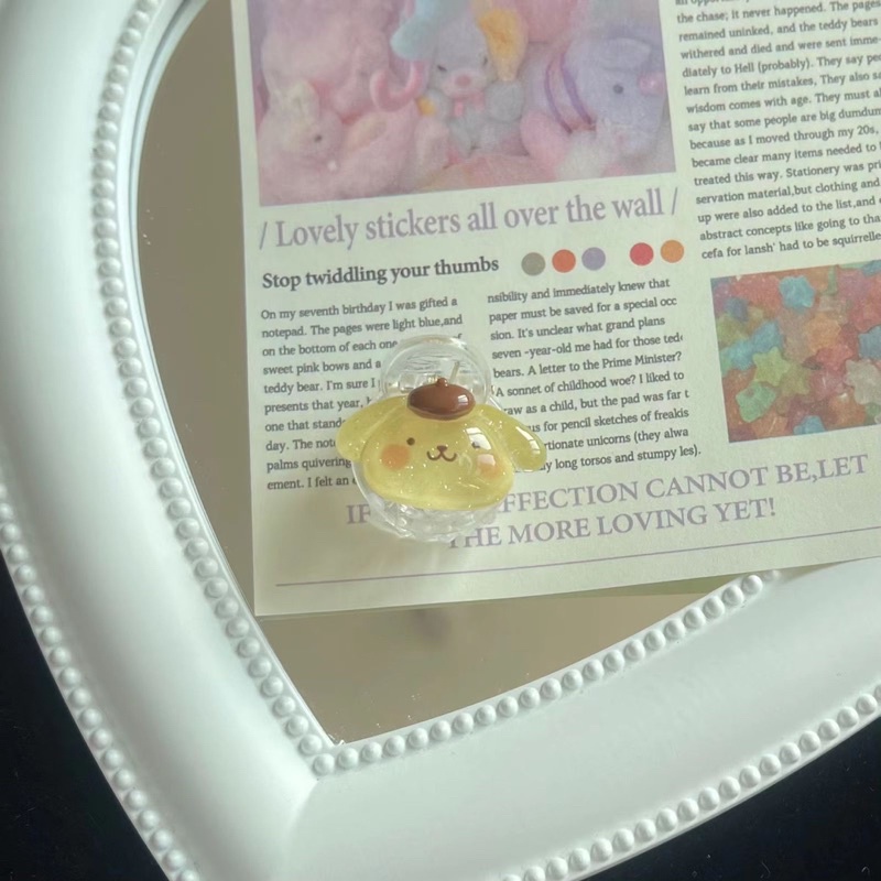 Kẹp tóc mini hình Sanrio dễ thương