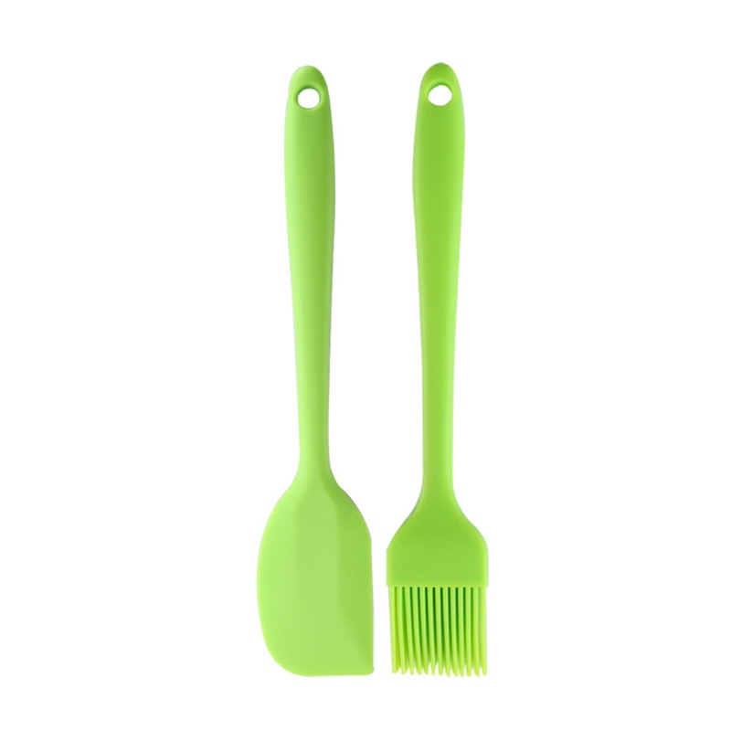 Set 2 / 3 Muỗng Phết Dầu Bằng Silicon Cách Nhiệt Đa Ứng Dụng Cho Nhà Bếp