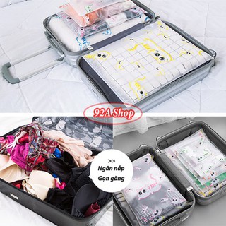 SET 5 TÚI DU LỊCH ZIPPER ĐỰNG ĐỒ