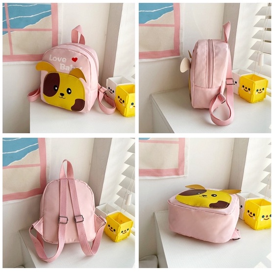 Túi Balo Vải Cho Bé Trai Bé Gái Trẻ Em Đi Học, Chơi, Mầm Non, Tiểu Học Dễ Thương Hoạt Hình Đáng Yêu Từ 1-10 Tuổi