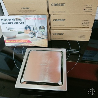 Thoát sàn cao cấp Caesar  inox304 12x12cm ST1212EL D90,12x12cm ST212E ,ngăn mùi