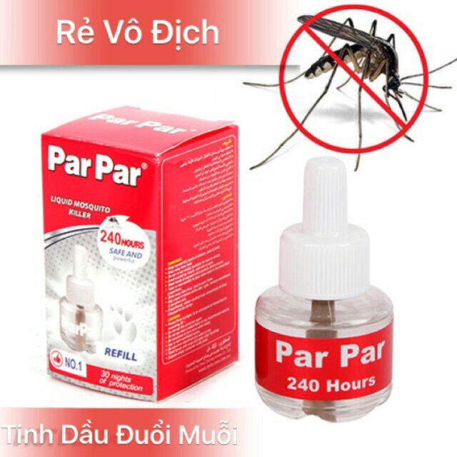 Lọ Tinh Dầu Đuổi Muỗi Parpar