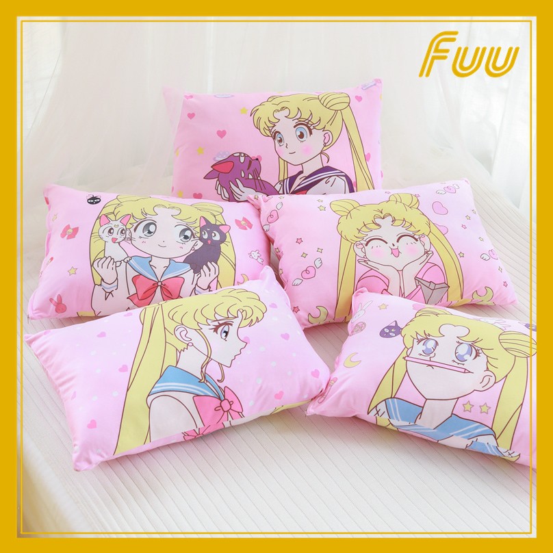 Vỏ gối Thủy Thủ Mặt Trăng (Sailor Moon) mẫu 1