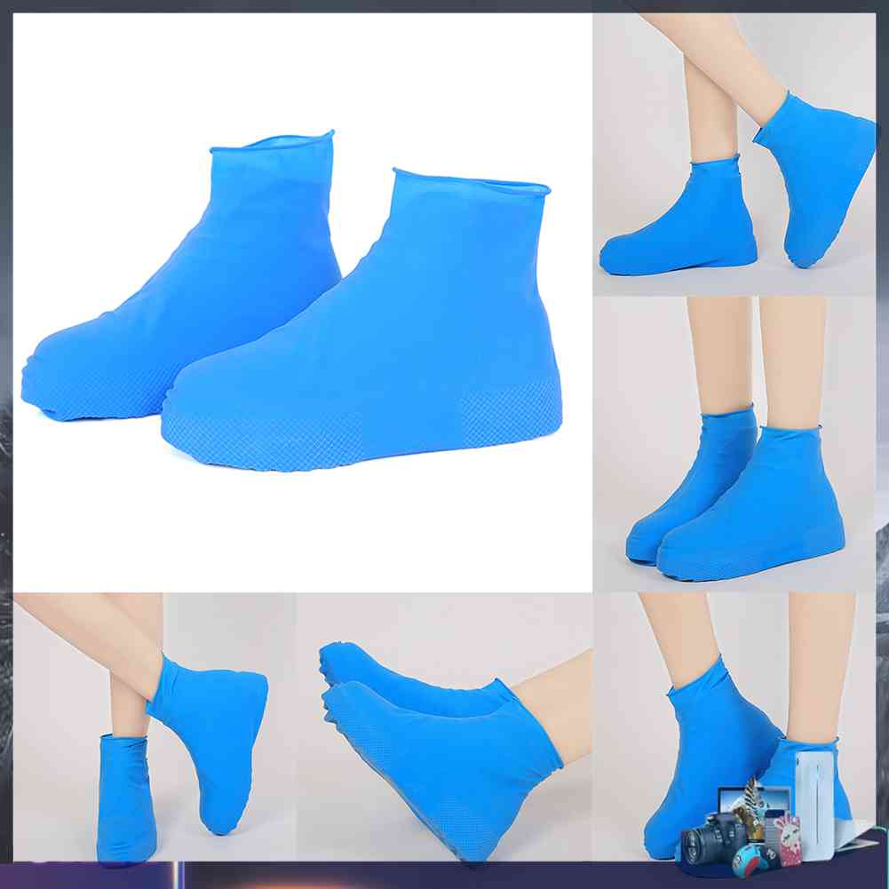 Vỏ Bọc Giày Đi Mưa Bằng Cao Su Silicone Dày Dặn Chống Trượt / Thấm Nước / Mài Mòn