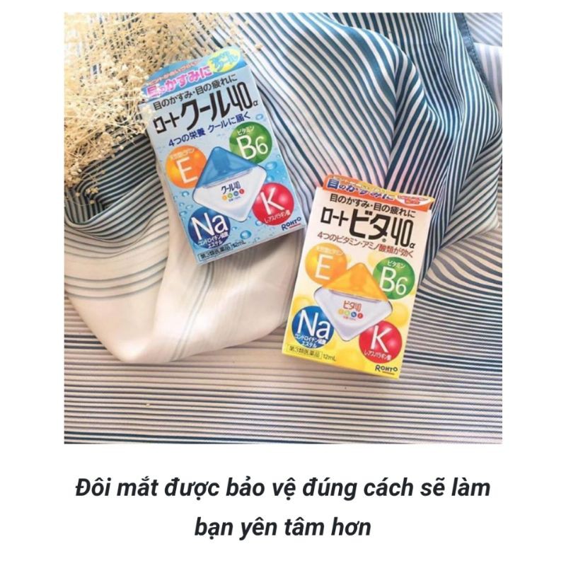 Dung dịch nhỏ mắt Vroto Nhật Bản chai 12ml