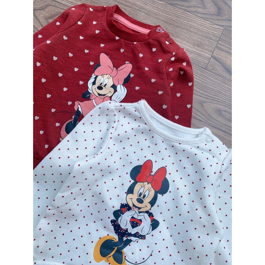 Bộ nỉ bông bé gái Mickey
