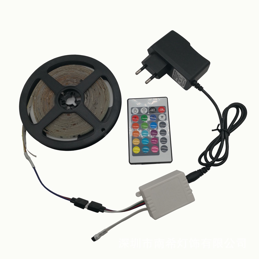 Đèn led tiktok 5M mix đổi màu 2835RGB Quay video Đèn trang trí phòng ngủ bàn làm việc