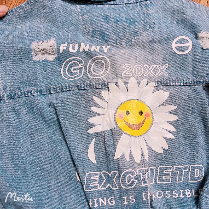 Áo khoác bò cho bé gái khoác jean cho bé size đại