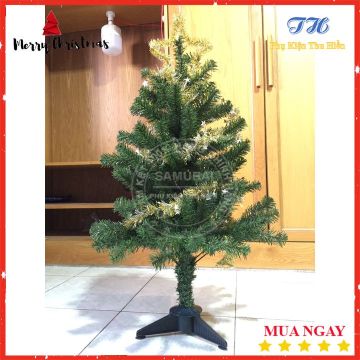 Cây thông noel để bàn mini 1m2 90cm 60cm  trang trí giáng sinh trong nhà phòng ngủ ngoài trời