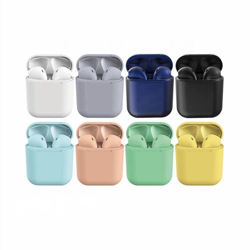 Inpods 12 Bluetooth Headset Wireless Headphones with Charging Box For iPhone Interface Earphones | BigBuy360 - bigbuy360.vn