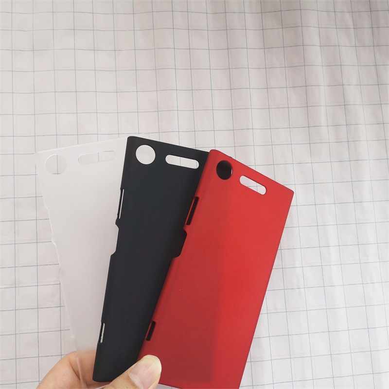 Ốp điện thoại cứng siêu mỏng màu trơn cho Sony Xperia XZ1 XZ Premium