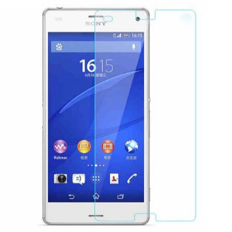 Kính cường lực Sony Z3 kính trong suốt mài cạnh