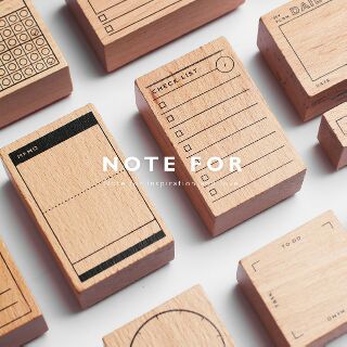 Con dấu gỗ in planner cho sổ kế hoạch