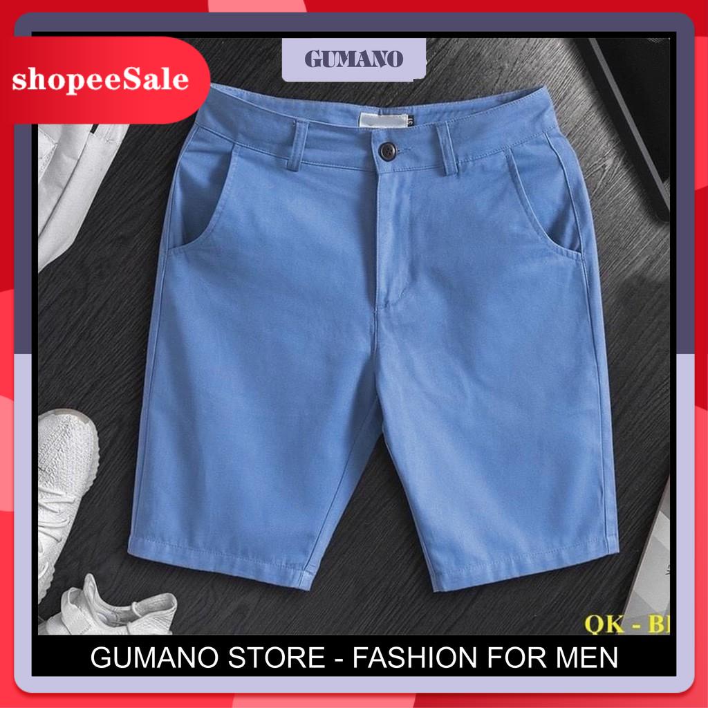 Quần Ngố Nam Quần Kaki Nam Mềm Mịn GUMANO 6 Màu Trẻ Trung Phong Cách Hàn Quốc