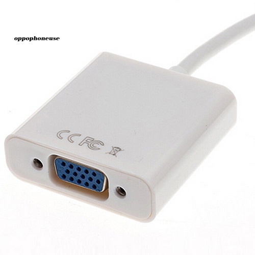 Cáp Chuyển Đổi Cổng Displayport 1080p Mini Sang Vga Cho Macbook Pc