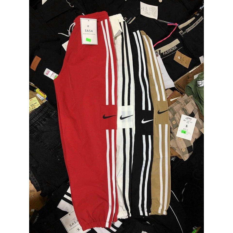 Quần thể thao - Quần gió joggers túi hộp cao cấp nam nữ hottrends 2021