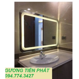 Gương led treo tường 50x70cm cực sang trọng