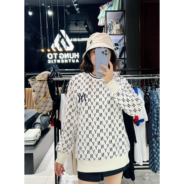 Áo sweater thu đông, áo dài tay hoodies nỉ da cá MIb NY mono mẫu mới 2022 hot hit hàng cam kết đẹp FULL TAG