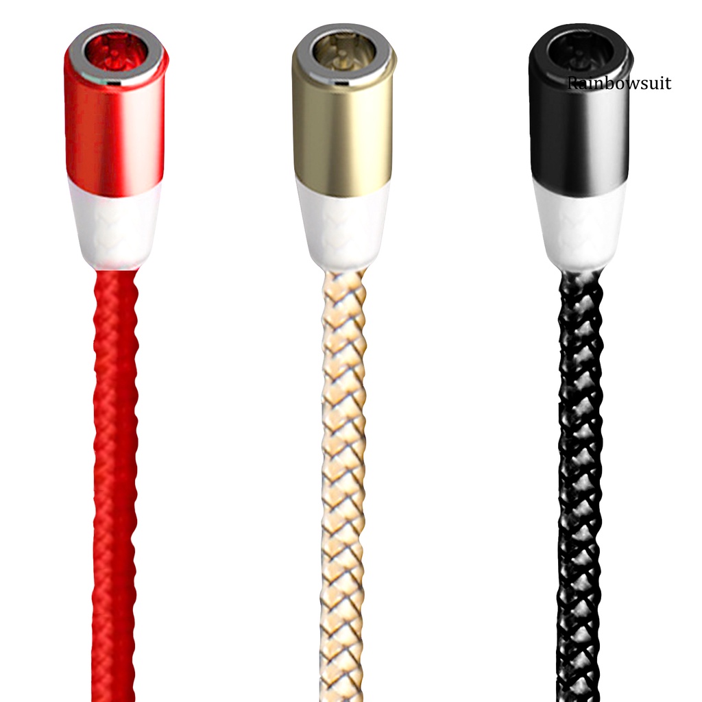 Dây Cáp Sạc Nhanh Từ Tính USB Type C Micro-USB 3A Thông Dụng Cho Điện Thoại Di Động