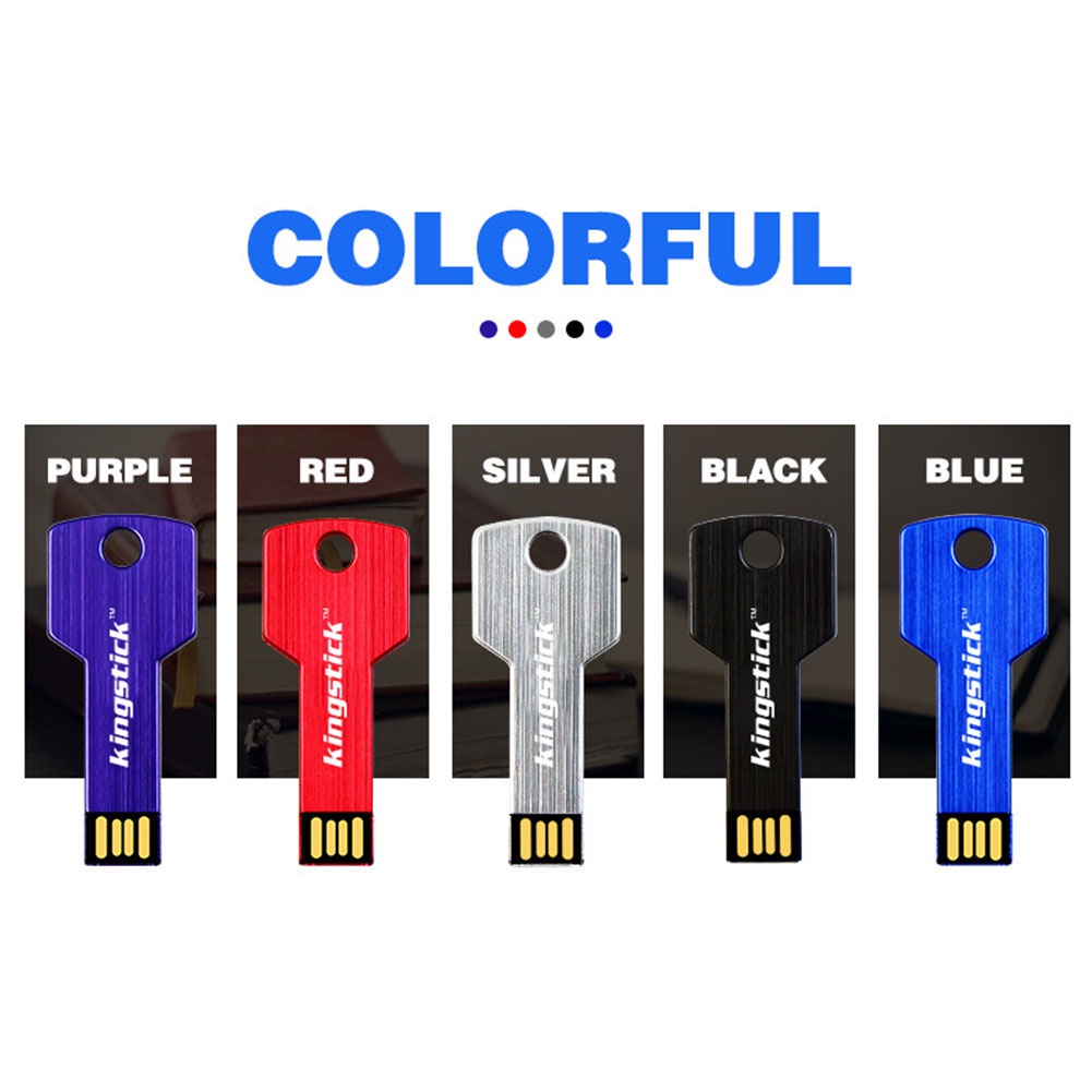 USB 3.0 dung lượng 4/8/16/32/64GB hình chìa khóa siêu mỏng | BigBuy360 - bigbuy360.vn