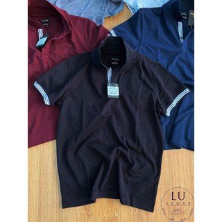Áo Polo Massimo Dutti Heathered cotton
