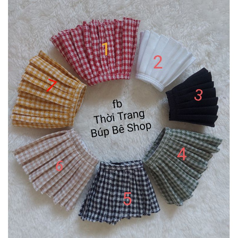 Chân váy cho búp bê.khách mua hàng ib loại búp bê của bn cho shop nhé.