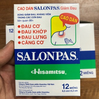 Miếng dán giảm đau SALONPAS