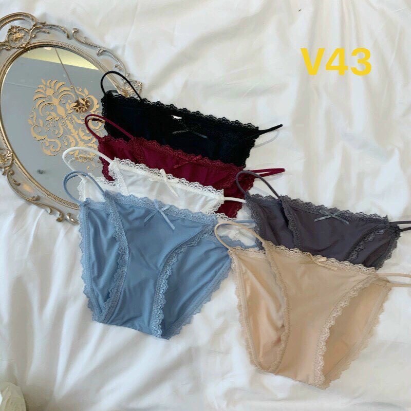 Quần lót nữ chất thun lạnh dây sexy gợi cảm cho chị em từ 48 - 62kg QL07