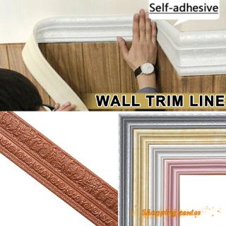 Dây dán mép tường tự dính in họa tiết 3D chống nước trang trí nhà cửa