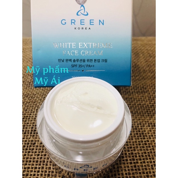 Kem Dưỡng Da Trắng Sáng Tự Nhiên Green Korea 20g