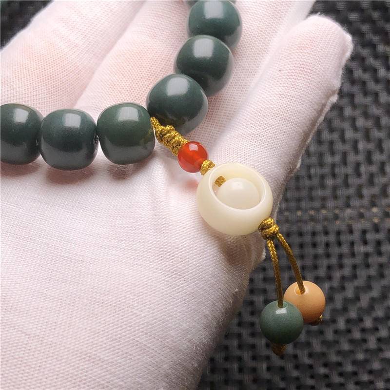 Vòng Chuỗi Hạt Bồ Đề Bằng Da Sáng Tạo 11 * 12