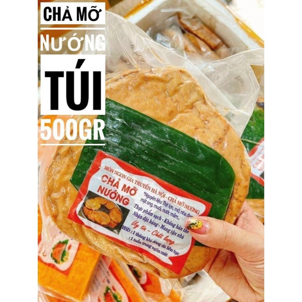 CHẢ MỠ NƯỚNG  500g (giao hỏa tốc)