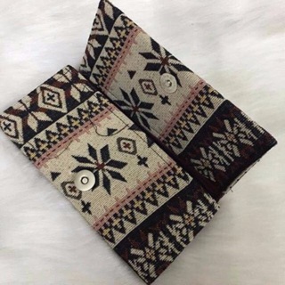 [ Bán Sỉ Sock ] Ví thổ cẩm cầm tay nữ