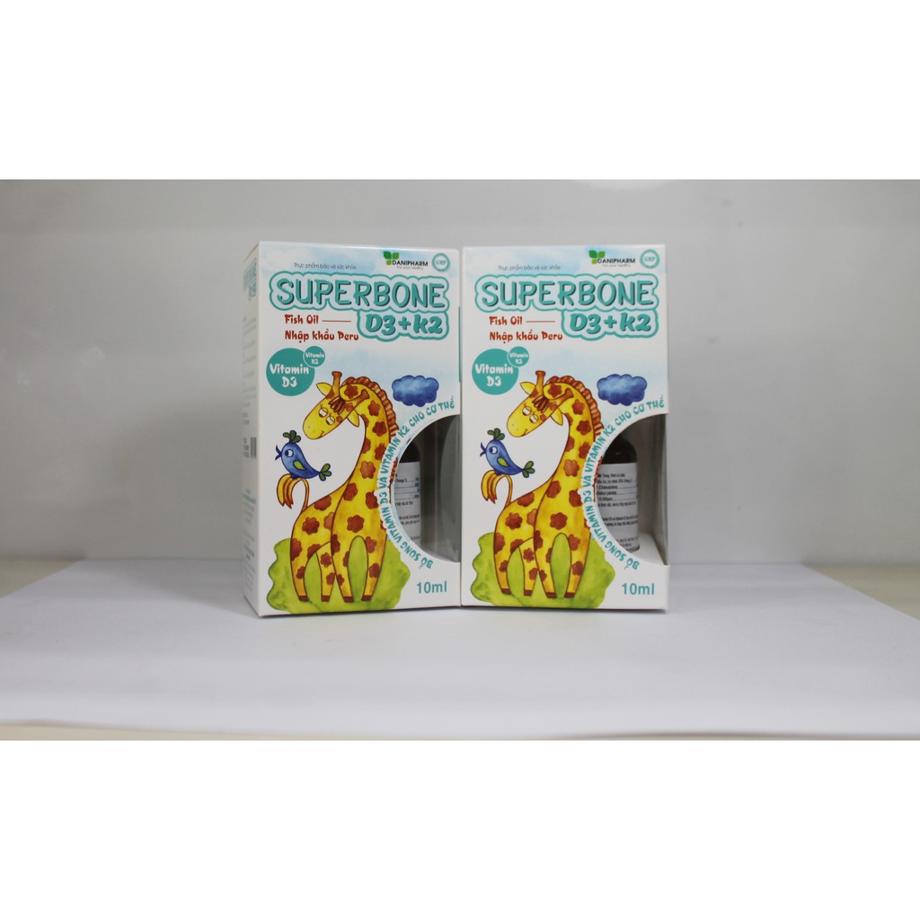 SUPERBONE D3+K2 - BỔ SUNG VITAMIN D3, K2 - TĂNG  HẤP THỤ CANXI - GIẢM NGUY CƠ CÒI XƯƠNG