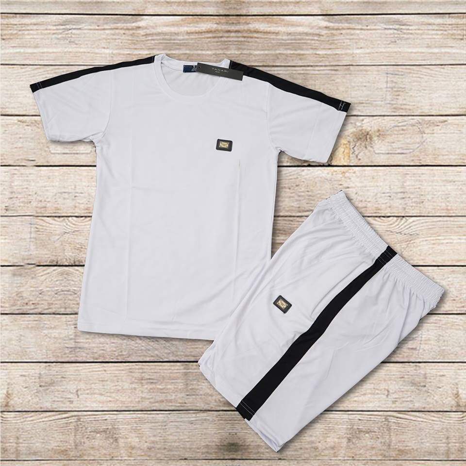 [Mã SKAMSALE06 giảm 10% TỐI ĐA 100K đơn 150K] Đồ bộ thun nam hè cổ tròn mác sắt