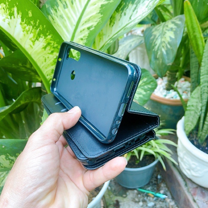 Bao da có ngăn để tiền và thẻ Xiaomi redmi note 8