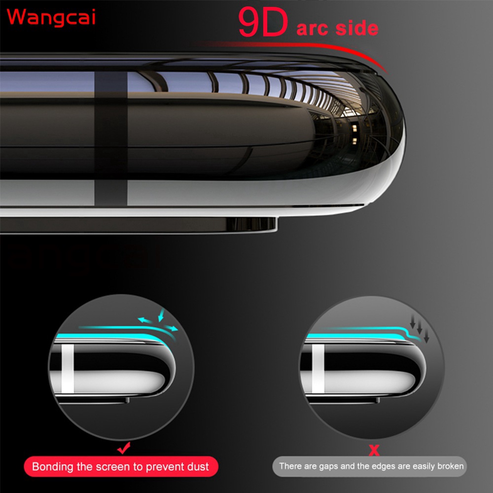 Kính cường lực 9D bảo vệ màn hình cho iPhone SE 2020 XS Max XR XS X 7 8 6 6S Plus