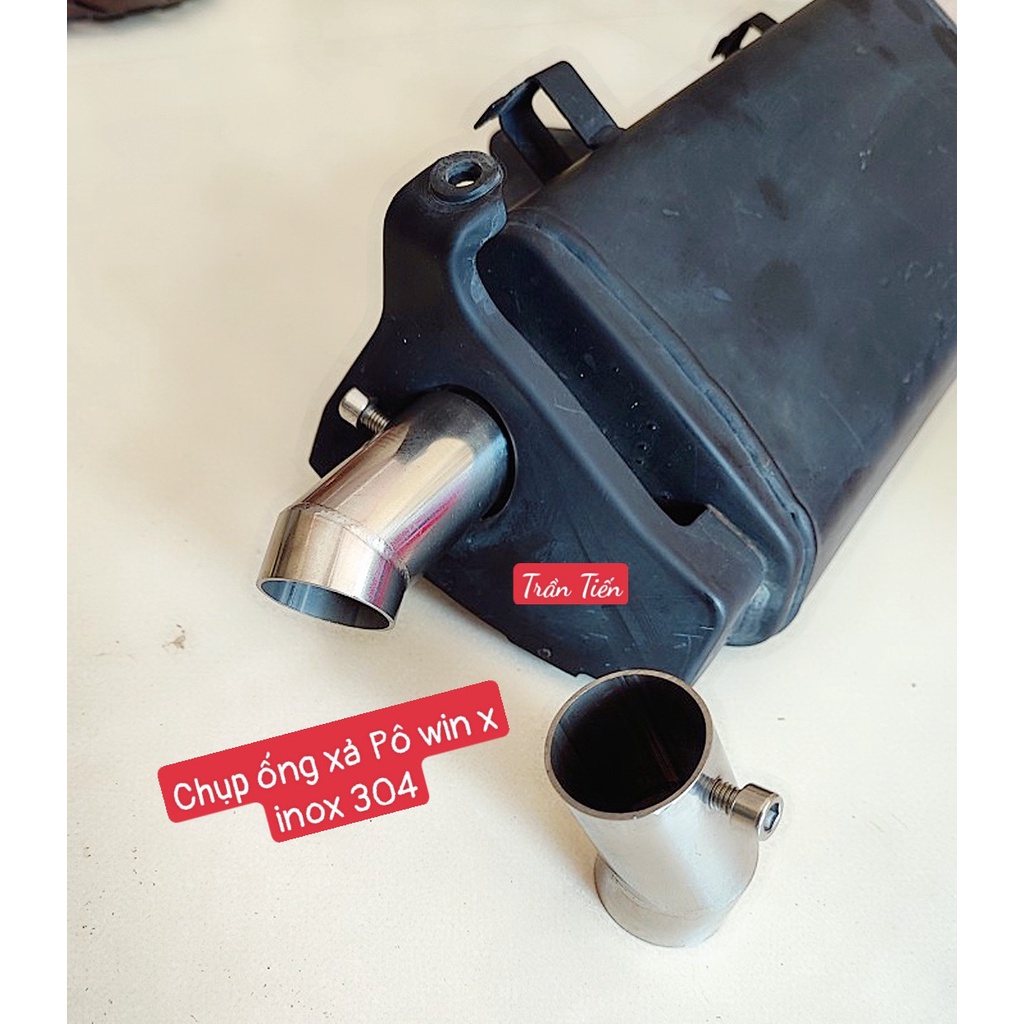 Chụp Ống Xả Pô Winner X Inox 304 Có Ốc