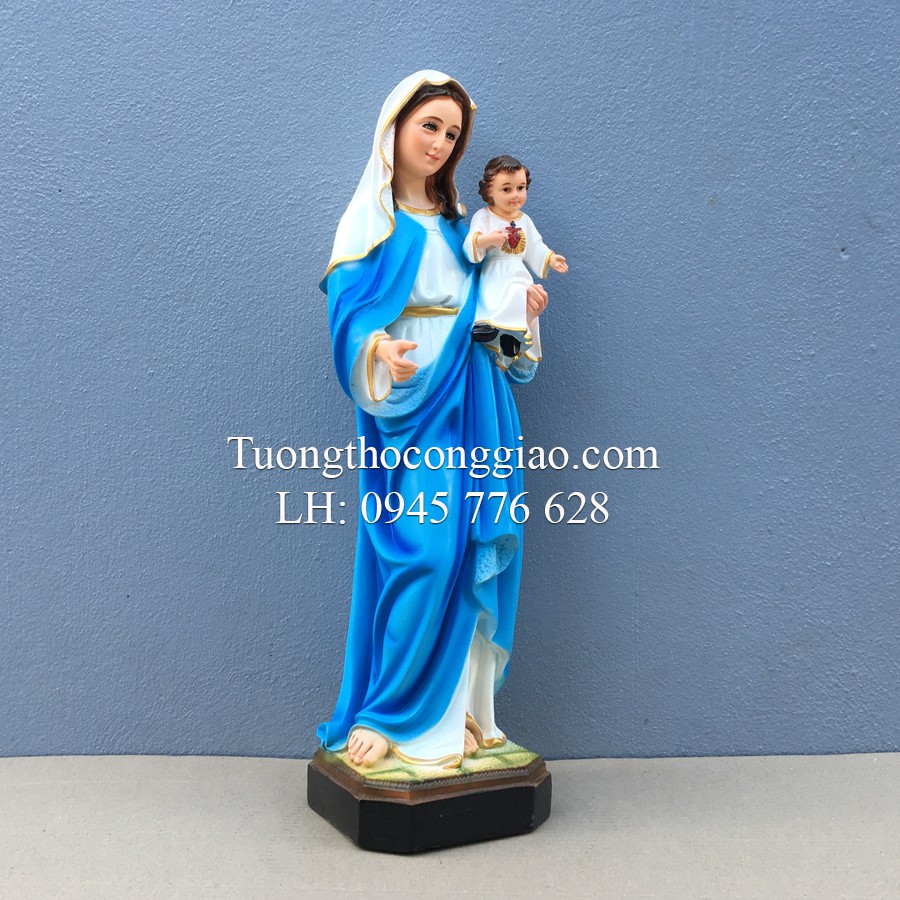 Tượng Đức Mẹ Mân Côi 50cm composite