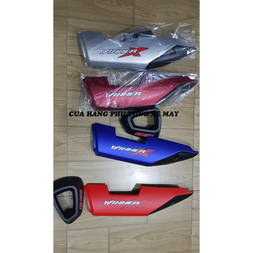 Bộ che pô WINNER X V2 V3 sơn màu cao cấp ( che pô + đít pô )