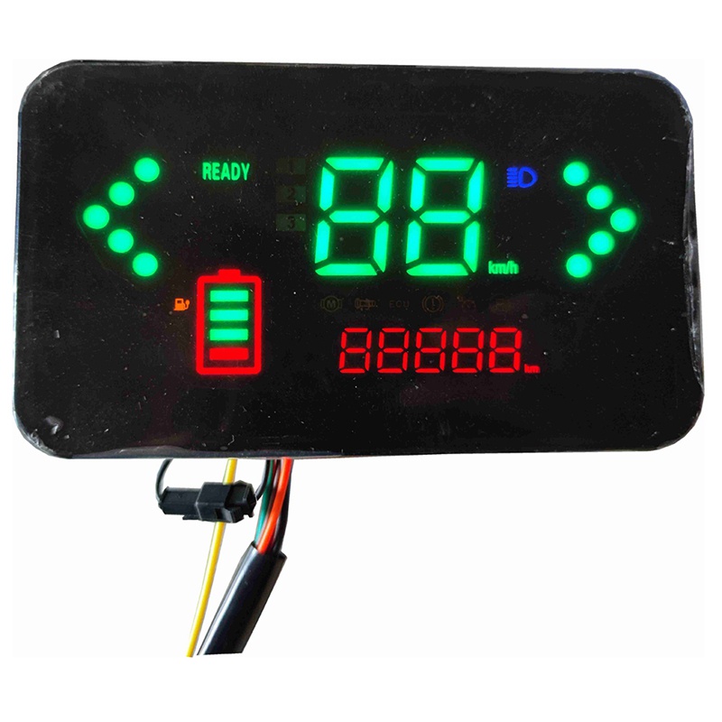 Màn Hình LCD Hiển Thị Tốc Độ 36V / 48V / 60V / 72V Cho Xe Đạp Điện