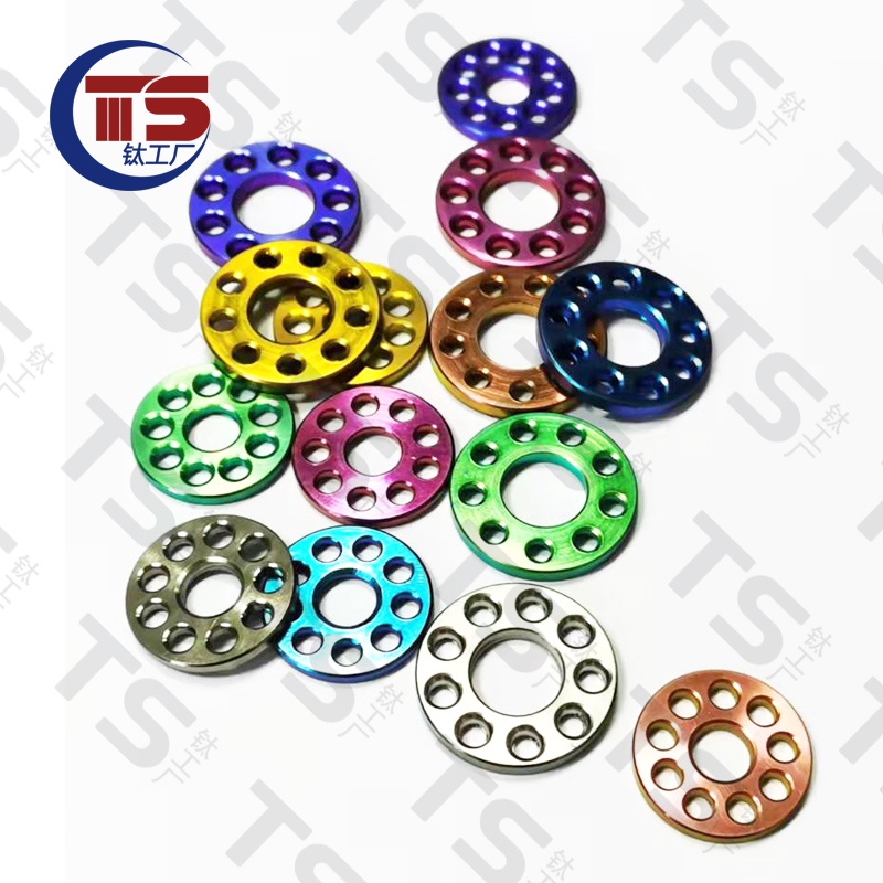 Vòng Đệm Bằng Hợp Kim Titan TC4 M6 M8 M10 Cho Xe Máy TC4