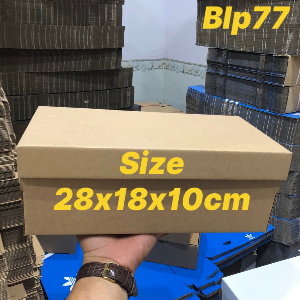 Hộp đựng giày nữ size 28x18x10cm BỘ 20 HỘP CARTON