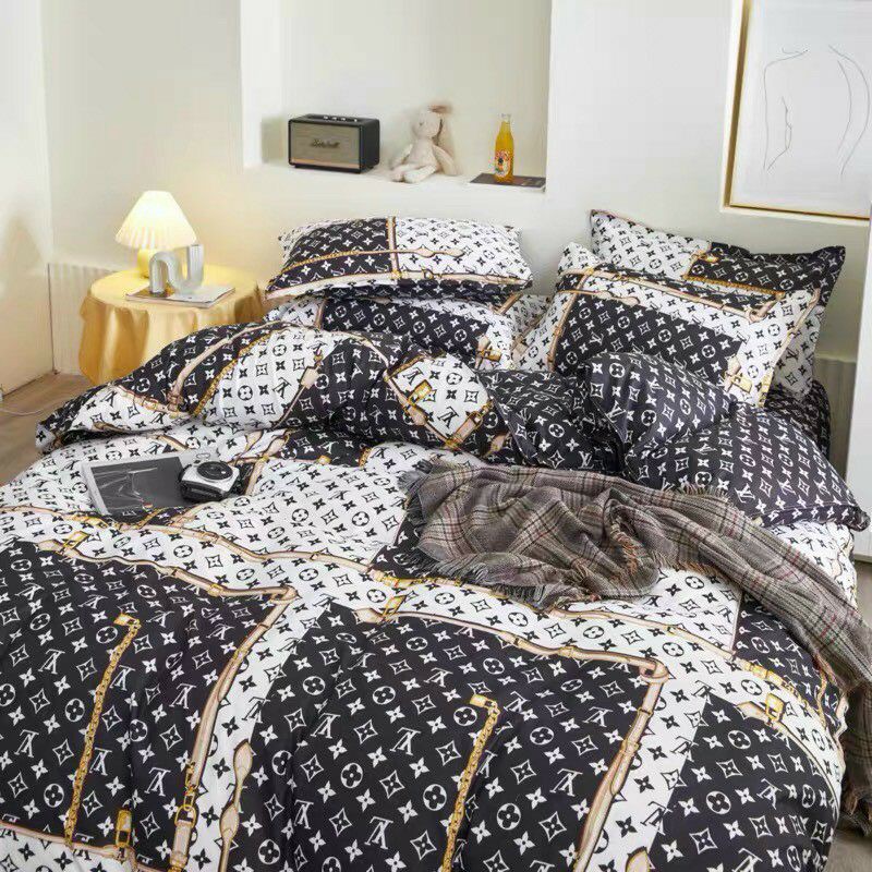 Bộ chăn ga gối cotton poly Thương Hiệu