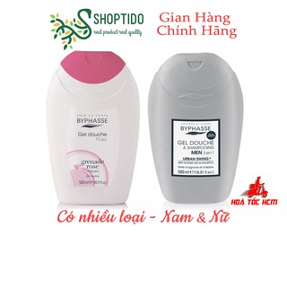 Sữa Tắm Byphasse nam, nữ dưỡng da tươi sáng Lait De Douche 500ml NPP Shoptido